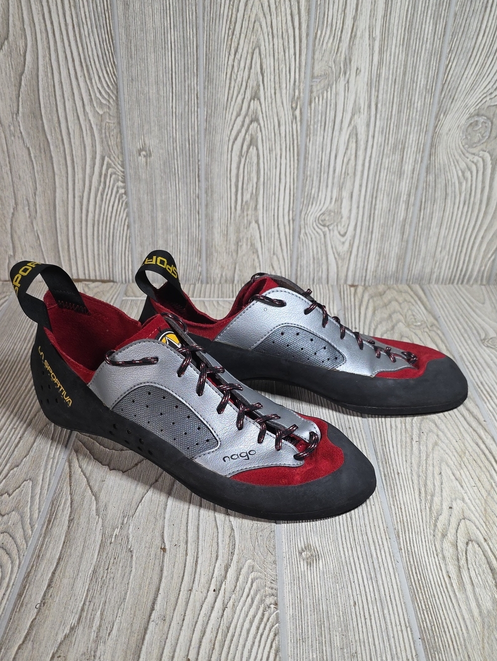La Sportiva Nago Rock Climbing Shoes Mens Size 12 Womens Size 13